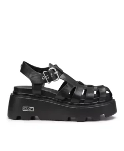 Sandali Pump Pelle Nera