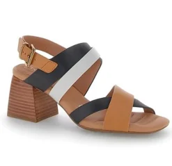 Sandali Tacco Pelle