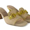Sandalo Sabot Morsetto Strass