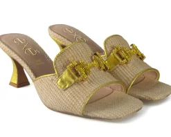 Sandalo Sabot Morsetto Strass