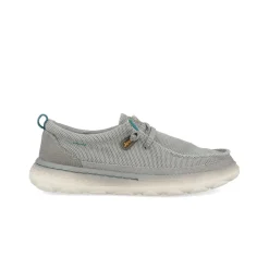 Scarpe Slip On Uomo in Canvas Ghiaccio