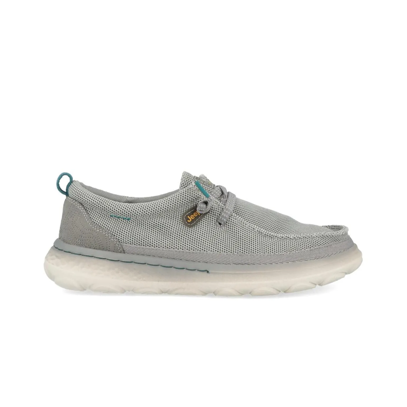 Scarpe Slip On Uomo in Canvas Ghiaccio