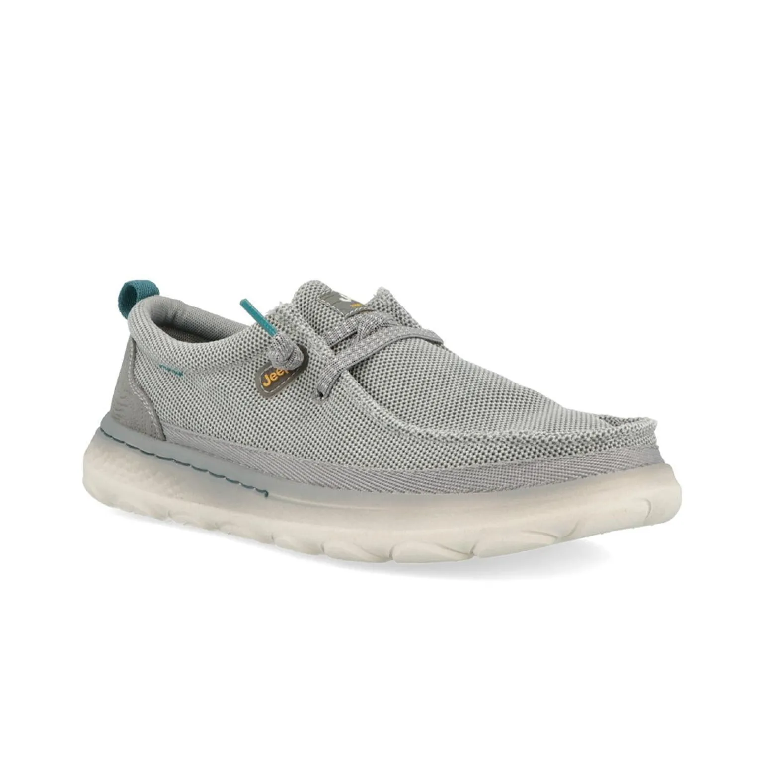Scarpe Slip On Uomo in Canvas Ghiaccio