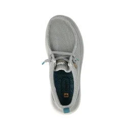 Scarpe Slip On Uomo in Canvas Ghiaccio
