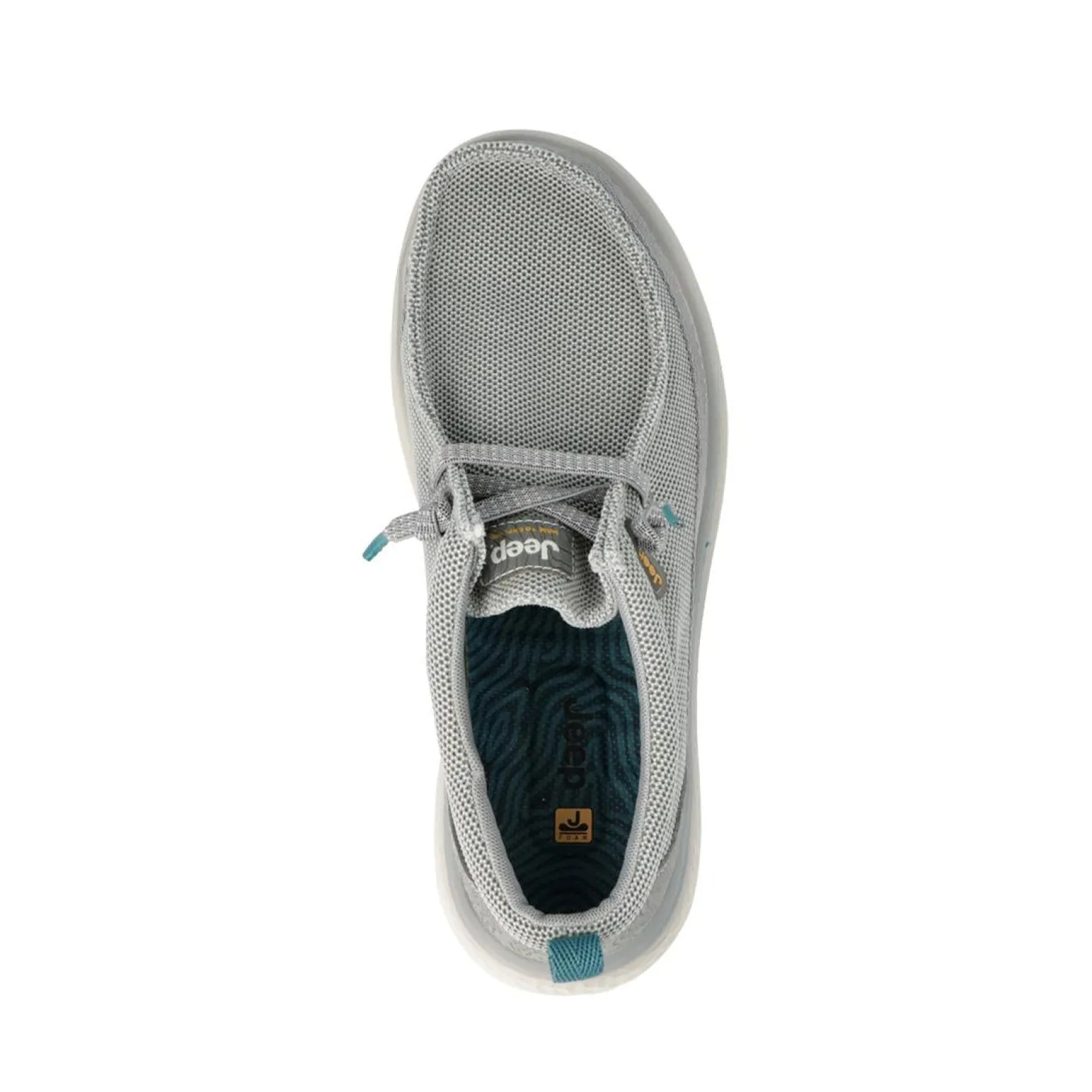 Scarpe Slip On Uomo in Canvas Ghiaccio