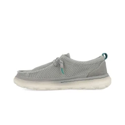 Scarpe Slip On Uomo in Canvas Ghiaccio