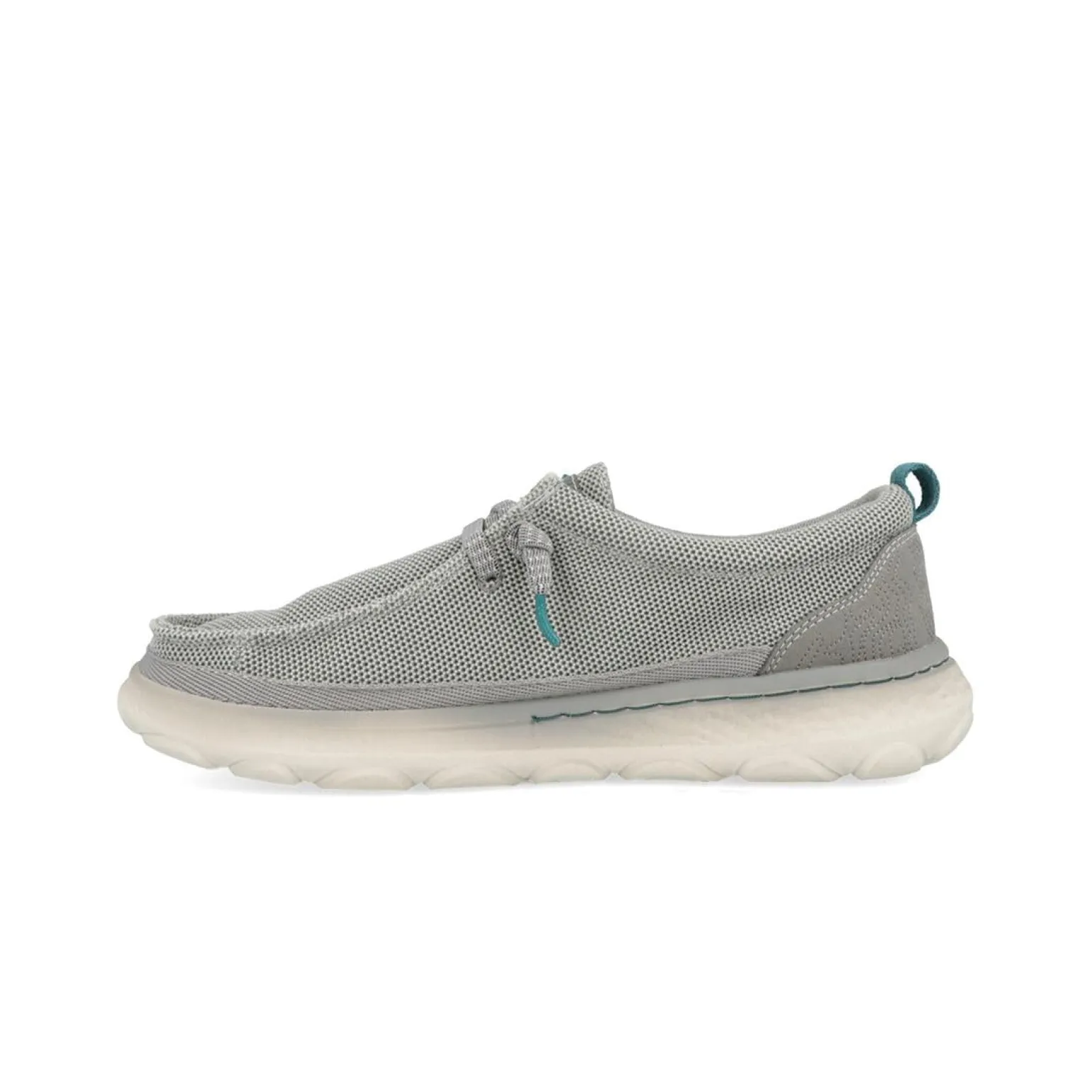Scarpe Slip On Uomo in Canvas Ghiaccio