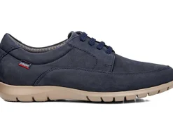 Scarpe Uomo Nabuk Blu