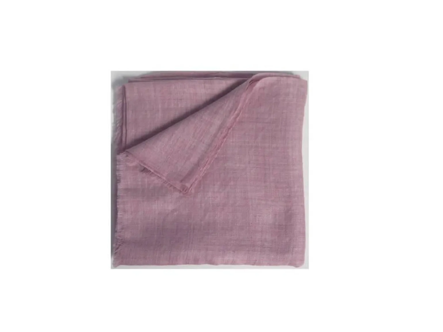 Scialle Lana Misto Seta Rosa