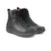 Sneakers Alta Uomo Pelle Antracite