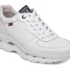 Sneakers Ammortizzata Uomo Pelle Bianca