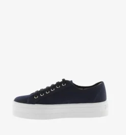 Sneakers Bassa Donna Platform Blu