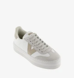 Sneakers Bassa Donna Platform Bianco Hielo