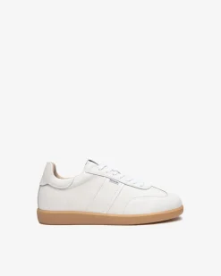 Sneakers Bassa Uomo in Pelle Bianca