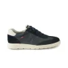 Sneakers Bassa Uomo Pelle Blu