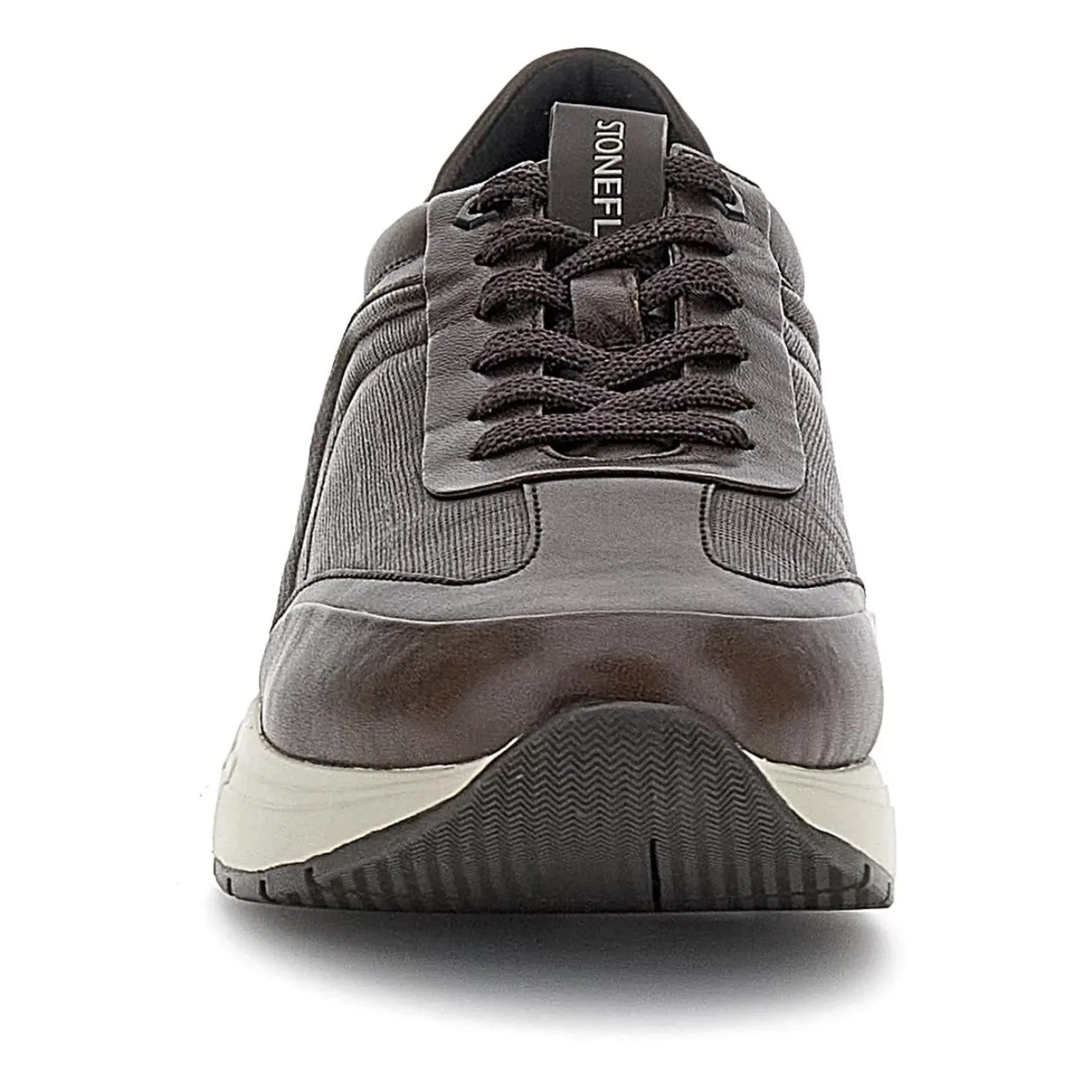 Sneakers Bassa Uomo Pelle Marrone