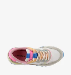 Sneakers Basse Running Donna Multicolor Bianco