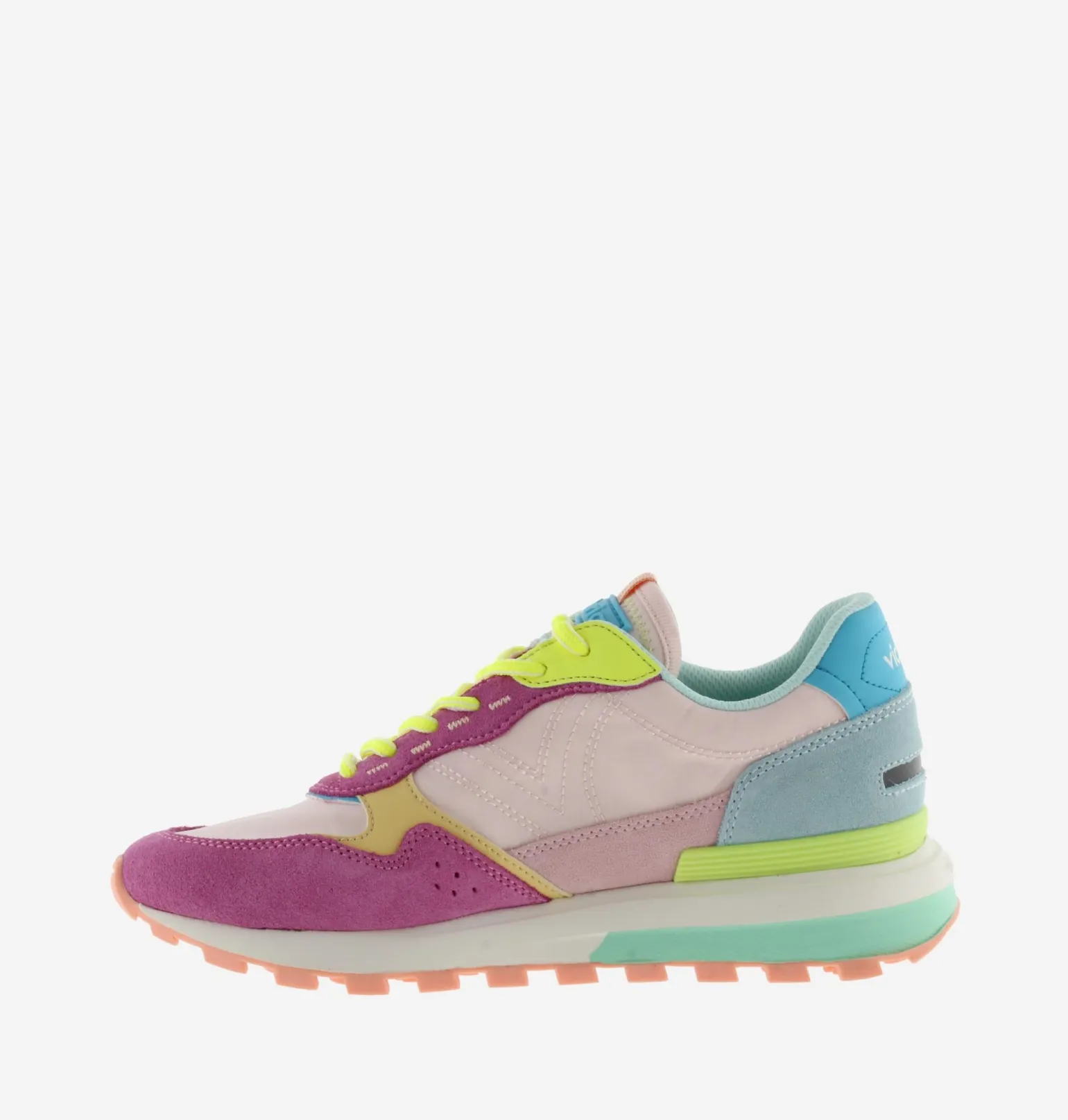 Sneakers Basse Running Donna Multicolor Rosa