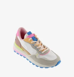 Sneakers Basse Running Donna Multicolor Bianco