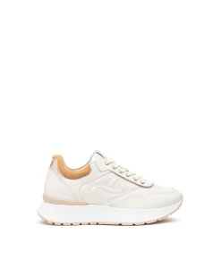 Sneakers Donna Bassa in Pelle Osso