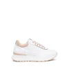 Sneakers Donna Bassa in Pelle Bianca