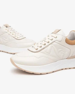 Sneakers Donna Bassa in Pelle Osso