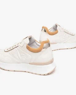 Sneakers Donna Bassa in Pelle Osso