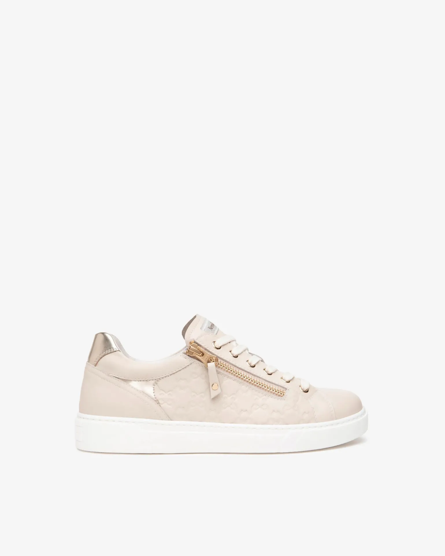 Sneakers Donna Bassa in Pelle Milk