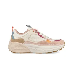 Sneakers Donna in Camoscio Multicolor Rosa