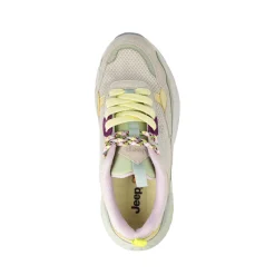 Sneakers Donna in Camoscio Multicolor Menta