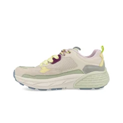 Sneakers Donna in Camoscio Multicolor Menta