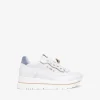 Sneakers Donna in Pelle Bianca con Charms