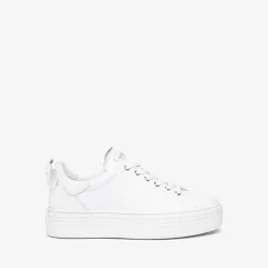 Sneakers Donna in Pelle Bianca