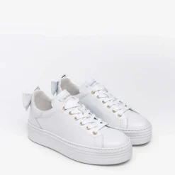 Sneakers Donna in Pelle Bianca