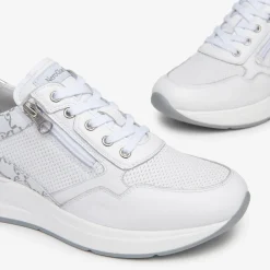 Sneakers Donna in Pelle Bianco