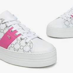 Sneakers Donna in Pelle Bianca