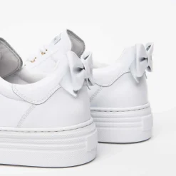 Sneakers Donna in Pelle Bianca
