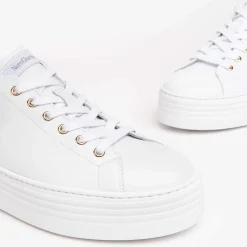 Sneakers Donna in Pelle Bianca