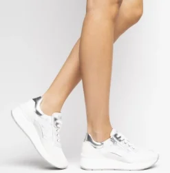 Sneakers Donna in Pelle Bianco