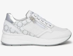 Sneakers Donna in Pelle Bianco