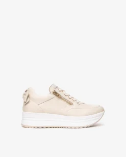 Sneakers Donna in Pelle Milk