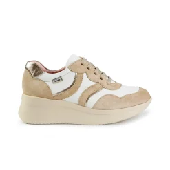 Sneakers Donna in Pelle Multicolor Pink