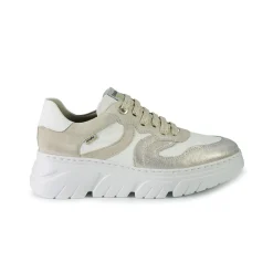 Sneakers Donna in Pelle Multicolor Bianco