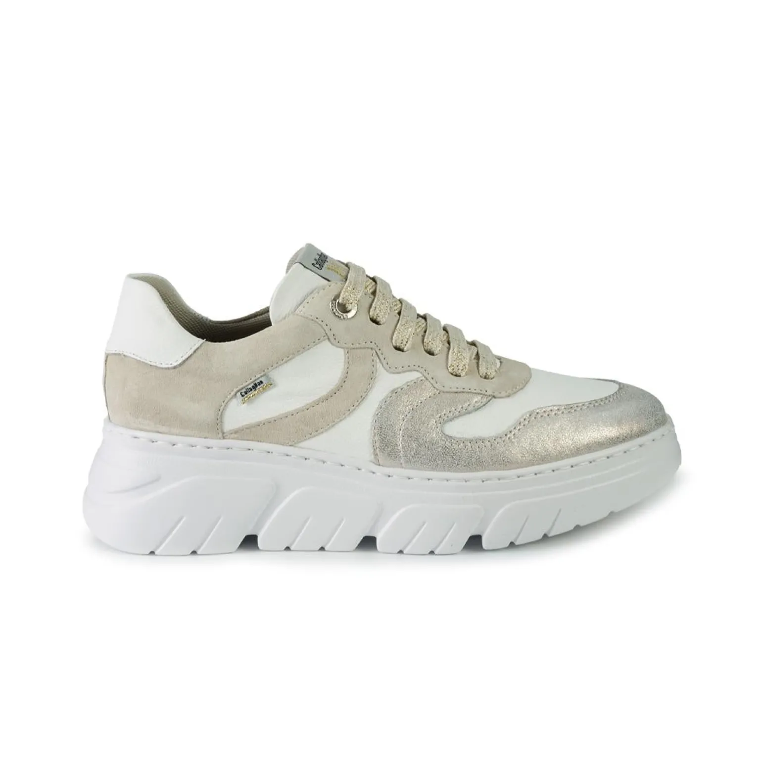 Sneakers Donna in Pelle Multicolor Bianco
