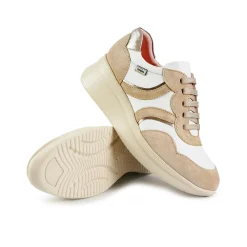 Sneakers Donna in Pelle Multicolor Pink