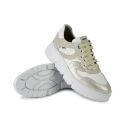 Sneakers Donna in Pelle Multicolor Bianco