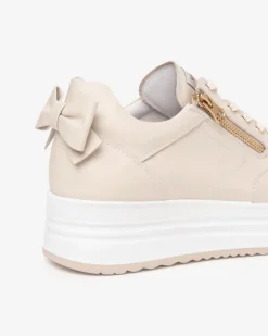 Sneakers Donna in Pelle Milk