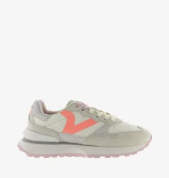 Sneakers Donna Rush Running Beige Multicolor