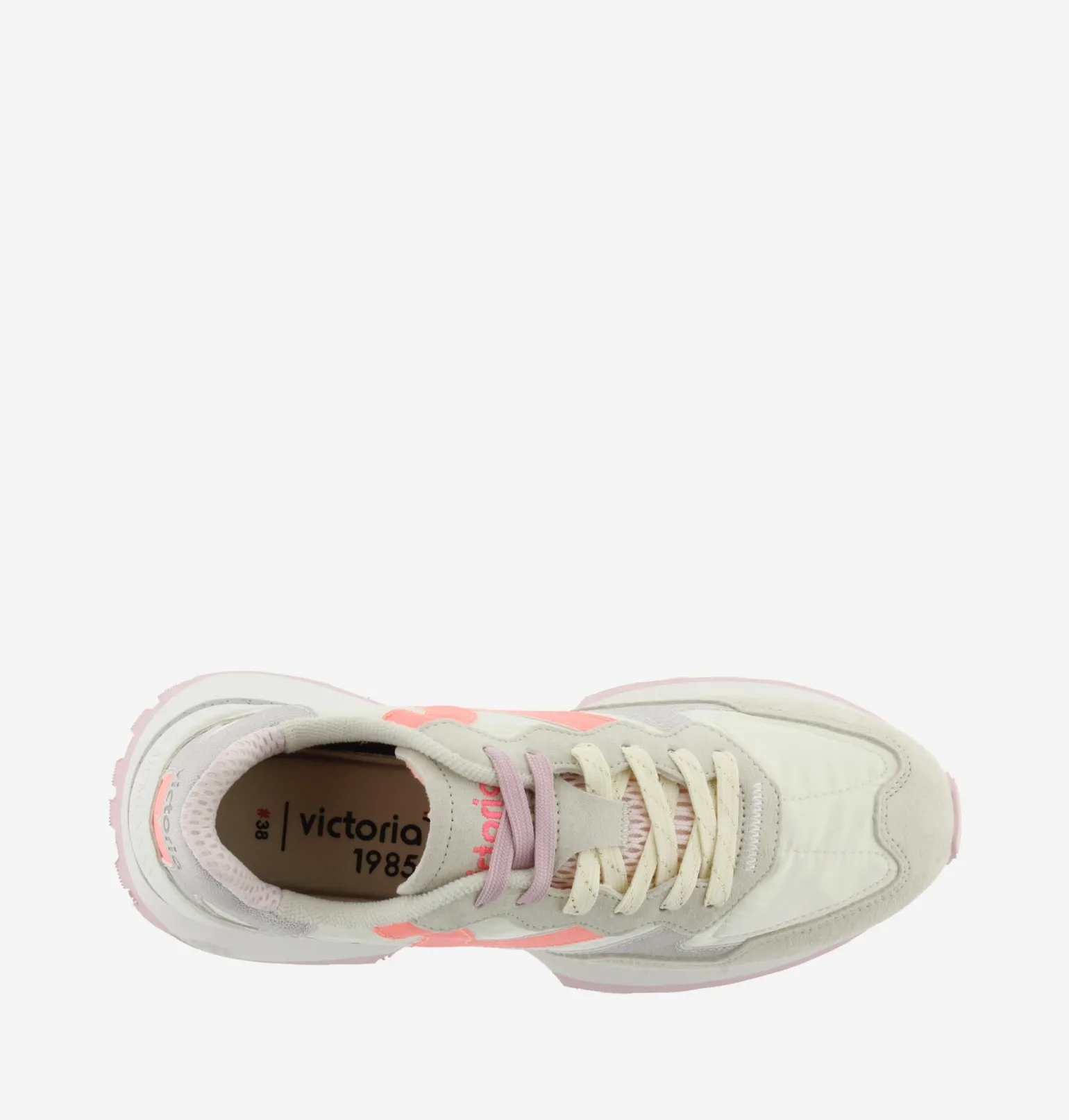 Sneakers Donna Rush Running Beige Multicolor