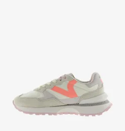 Sneakers Donna Rush Running Beige Multicolor